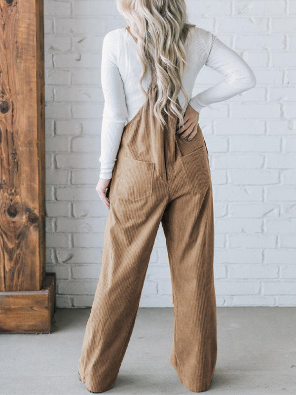 LIORA LOOSE CORD OVERALLS