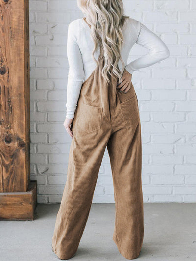 LIORA LOOSE CORD OVERALLS