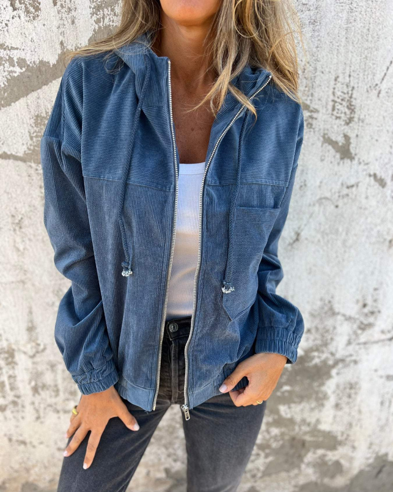 SORELLE CORDUROY ZIP JACKET