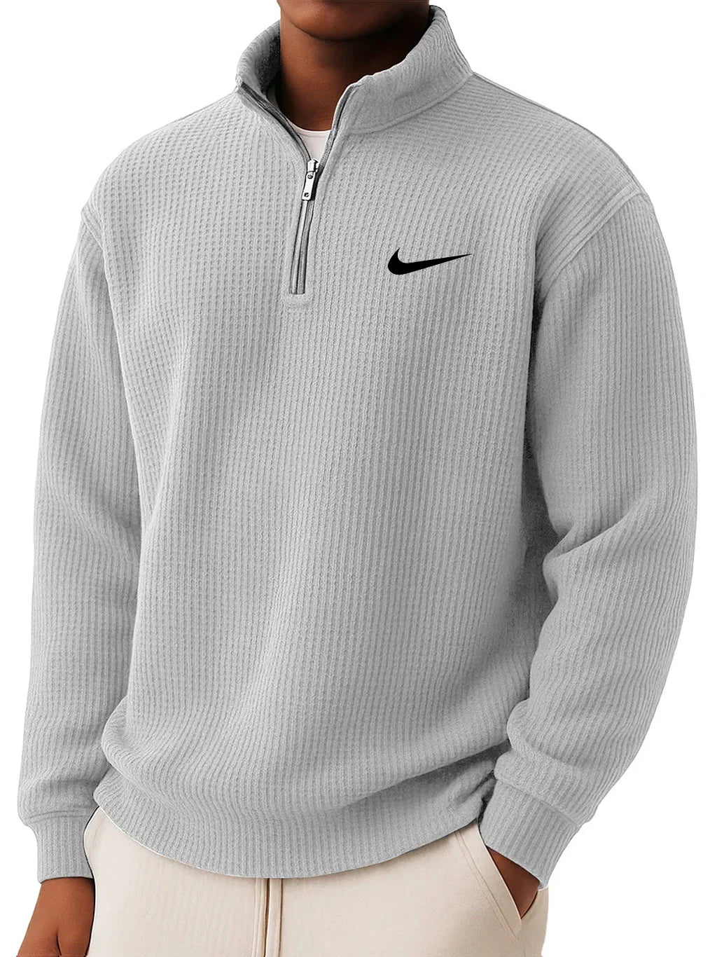 NK Collar Half Zip Sweatshirt