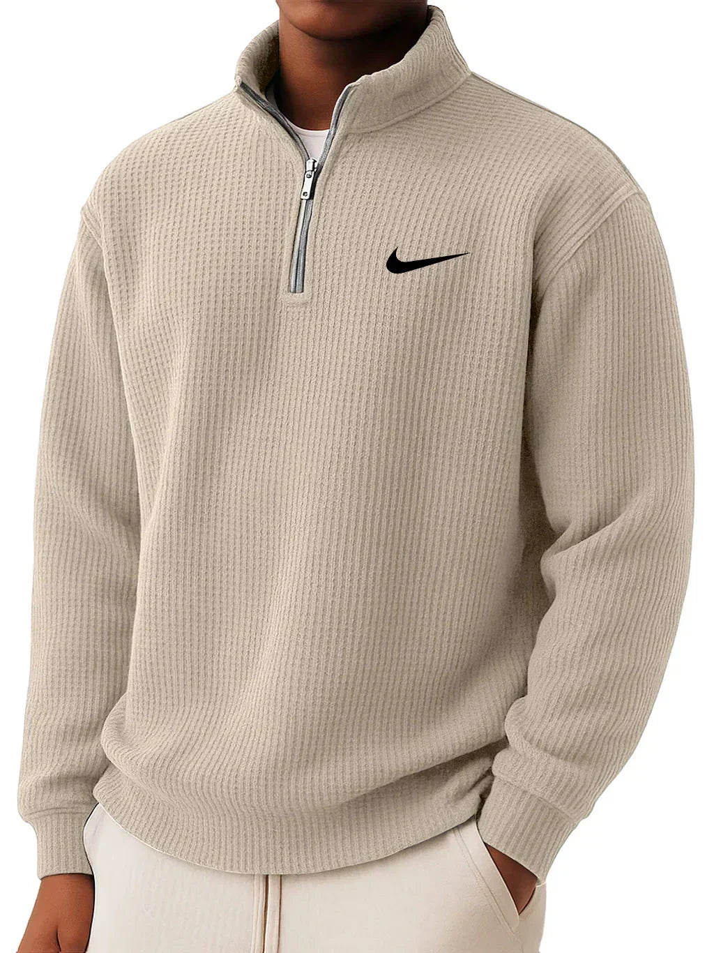 NK Collar Half Zip Sweatshirt