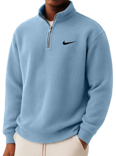 NK Collar Half Zip Sweatshirt