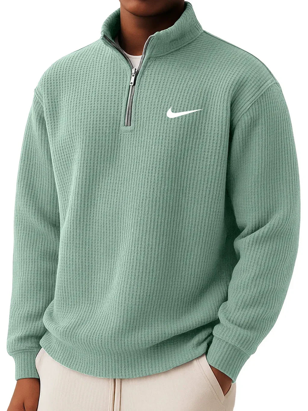 NK Collar Half Zip Sweatshirt