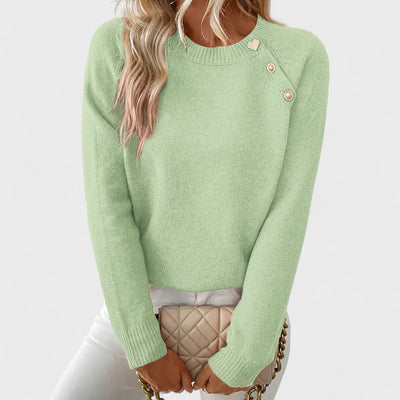 SELVYA ONE-SHOULDER SWEATER